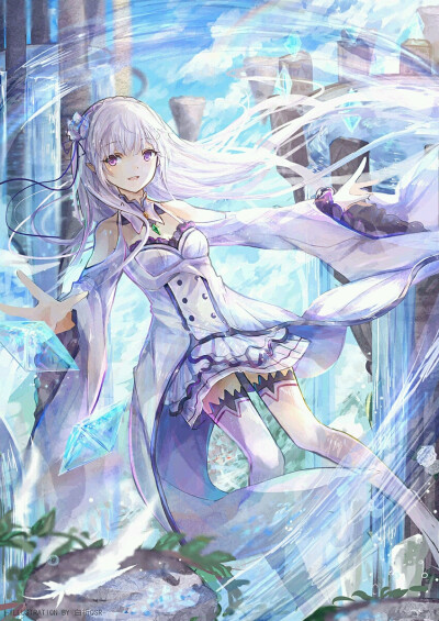 【来源pixiv，侵删】◇
画师：白祈QSR
艾米莉娅（亦译：爱蜜莉雅），《Re：从零开始的异世界生活》女主角。银发紫瞳，混血半精灵，银发美少女，EMT！
动漫二次元原创/同人画/人物插画/手绘/女生头像/壁纸/锁屏/背景…