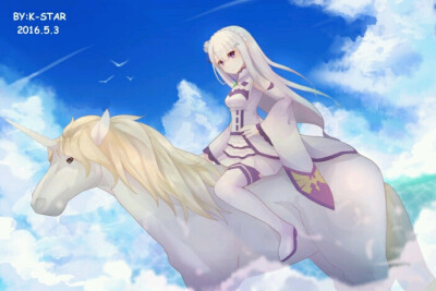 【来源pixiv，侵删】EMT!~
画师：K-STAR
艾米莉娅（亦译：爱蜜莉雅），《Re：从零开始的异世界生活》女主角。银发紫瞳，混血半精灵，银发美少女，EMT！
动漫二次元原创/同人画/人物插画/手绘/女生头像/壁纸/锁屏/背…