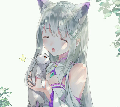 【来源pixiv，侵删】E • M • T
艾米莉娅（亦译：爱蜜莉雅），《Re：从零开始的异世界生活》女主角。银发紫瞳，混血半精灵，银发美少女，EMT！
动漫二次元原创/同人画/人物插画/手绘/女生头像/壁纸/锁屏/背景/美少…