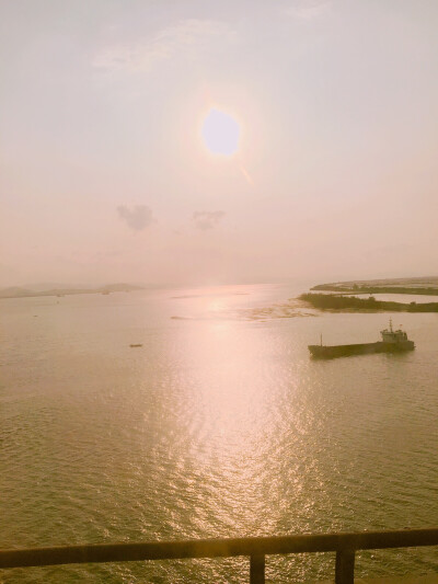 海边 壁纸 大海 落日 