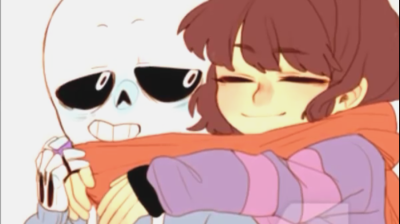 红围巾我的最爱(/ω＼)害羞（重点错）sans×frisk