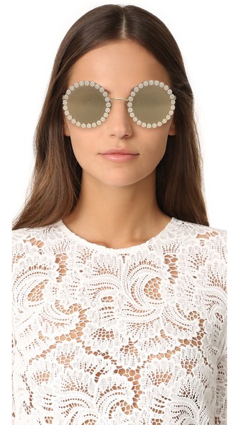 Dolce & Gabbana Daisy 圆形太阳镜
