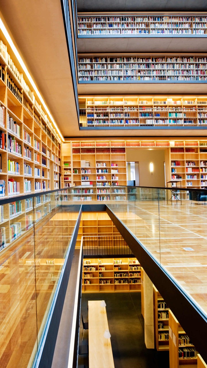 华为锁屏 图书馆