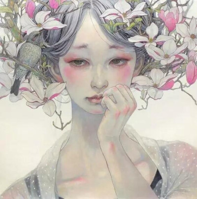 [cp]人面似花妍,花应不解言日本的插画师Miho Hirano ​​​[/cp]