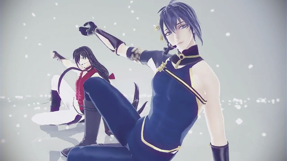 刀剑乱舞 MMD 三日月宗近 和泉守兼定