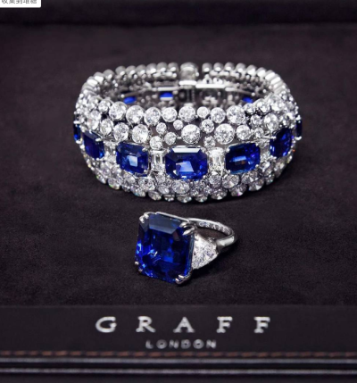 By @graffdiamonds 格拉芙 钻石 蓝宝石 戒指