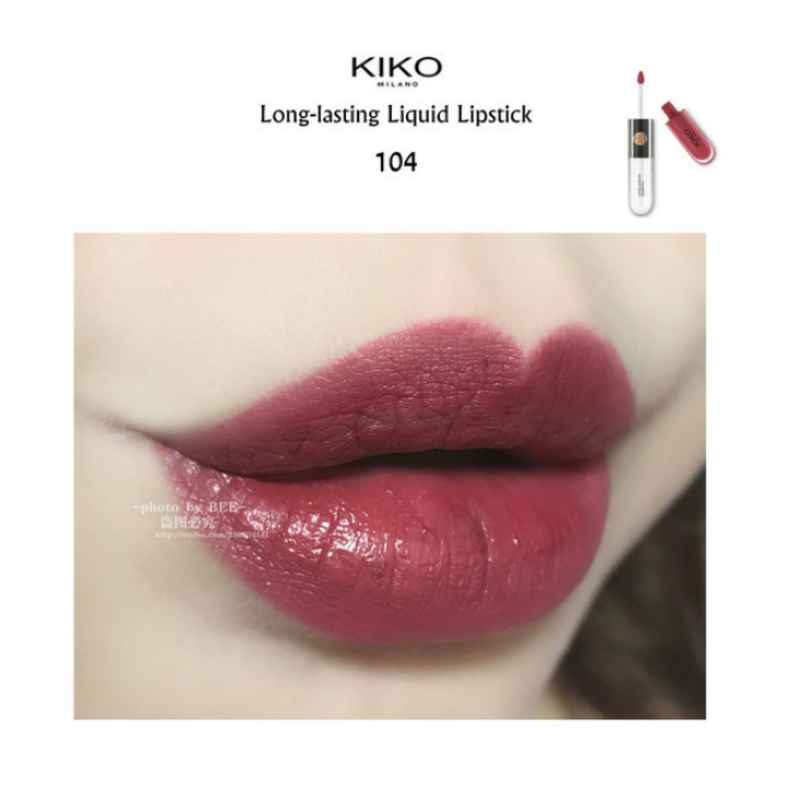 KIKO
Kong-lasting Liquid Liqstick
104