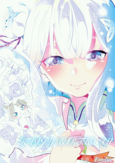 【来源pixiv，侵删】エミリアたん！
画师：あろえ
艾米莉娅（亦译：爱蜜莉雅），《Re：从零开始的异世界生活》女主角。银发紫瞳，混血半精灵，银发美少女，EMT！
动漫二次元原创/同人画/人物插画/手绘/女生头像/壁…