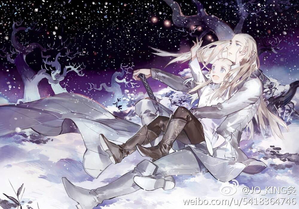 #密林父子# #瑟兰迪尔# #莱戈拉斯# #thranduil# #legolas# #瑟莱#