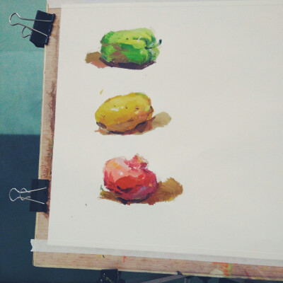 水粉静物单个练习