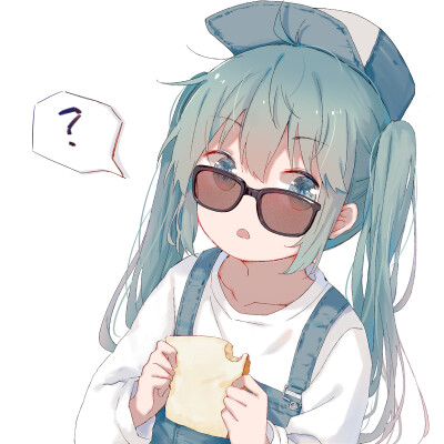 P站 插画 初音 VOCALOID 食パン id=62378702 雨陌 [pixiv] 