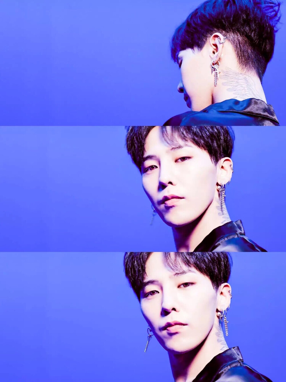 蓝色妖姬帅炸权志龙壁纸