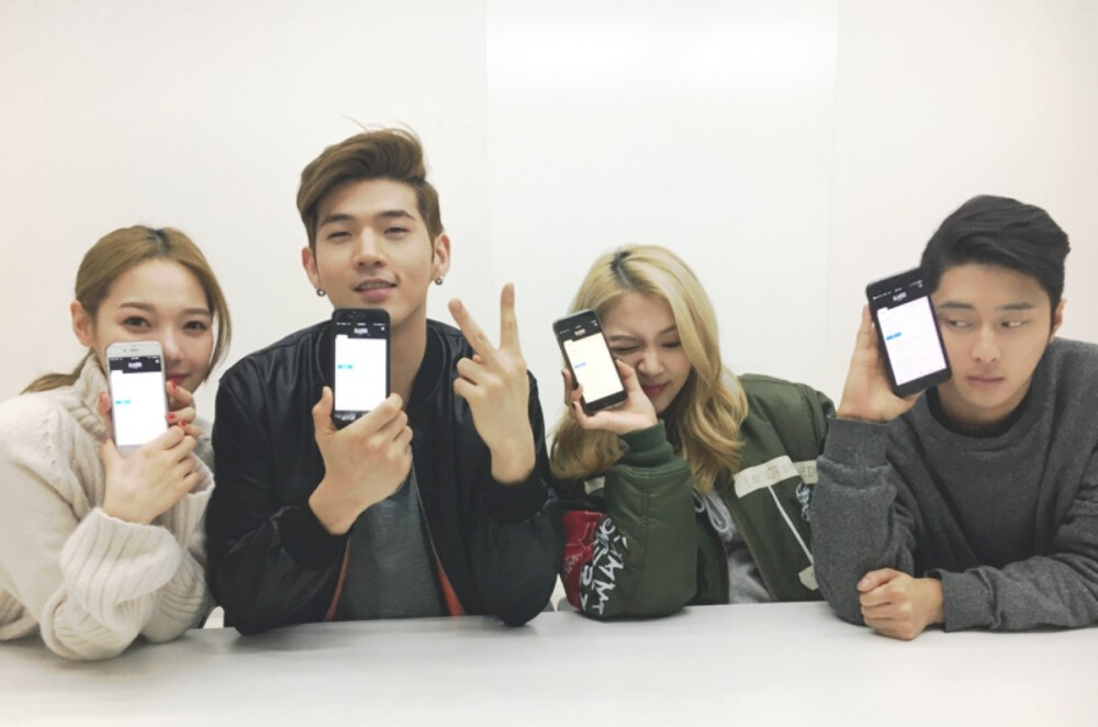 K.A.R.D Somin，BM，Jiwoo，J.seph