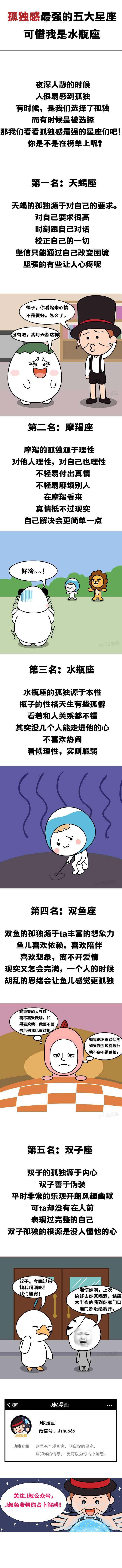 孤独感最强的五大星座，可惜我是水瓶座！