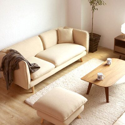 现代简约客厅小户型沙发单人双三人日式北欧沙发卧室布艺沙发组合