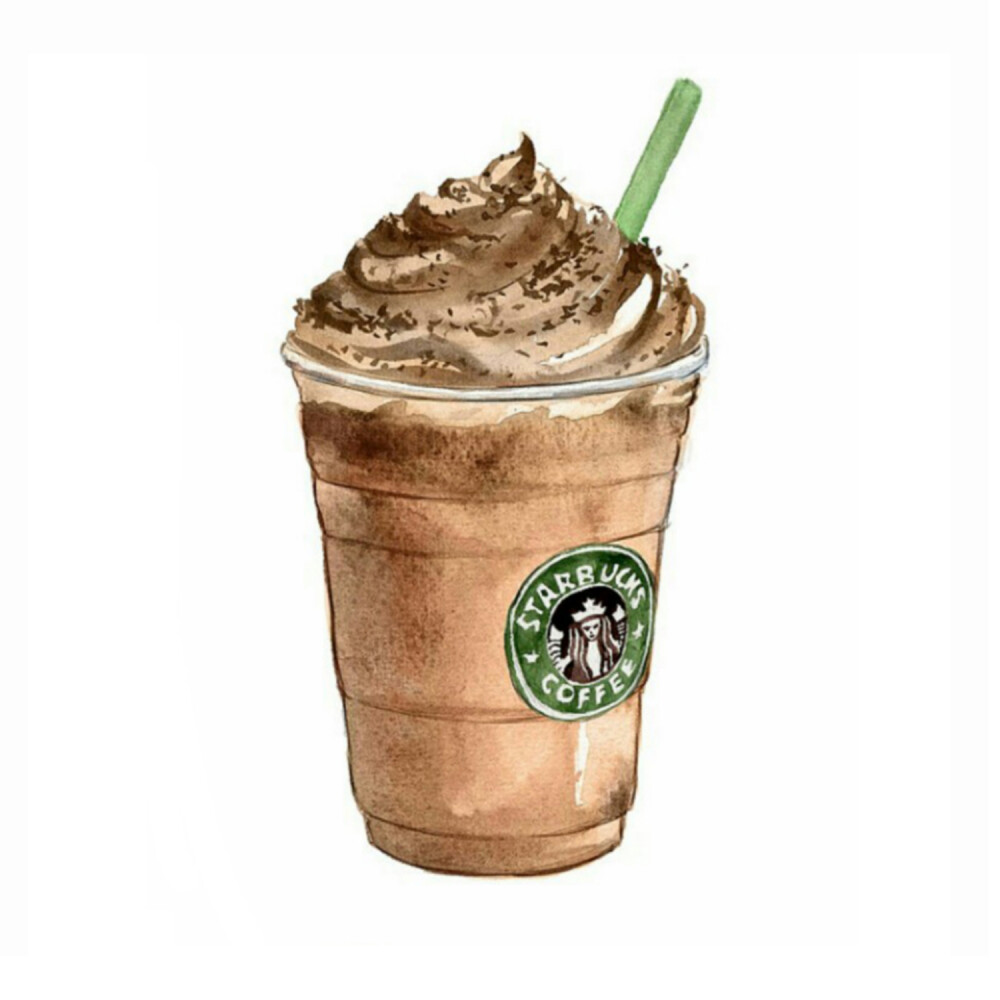 美食 甜品 冰淇淋 冷饮 酒水 手绘 插画