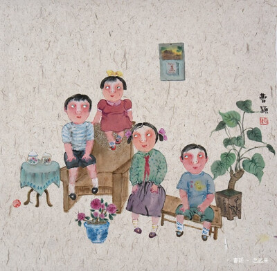 中国照相 | 水墨  纸张   70×70 CM，2016年