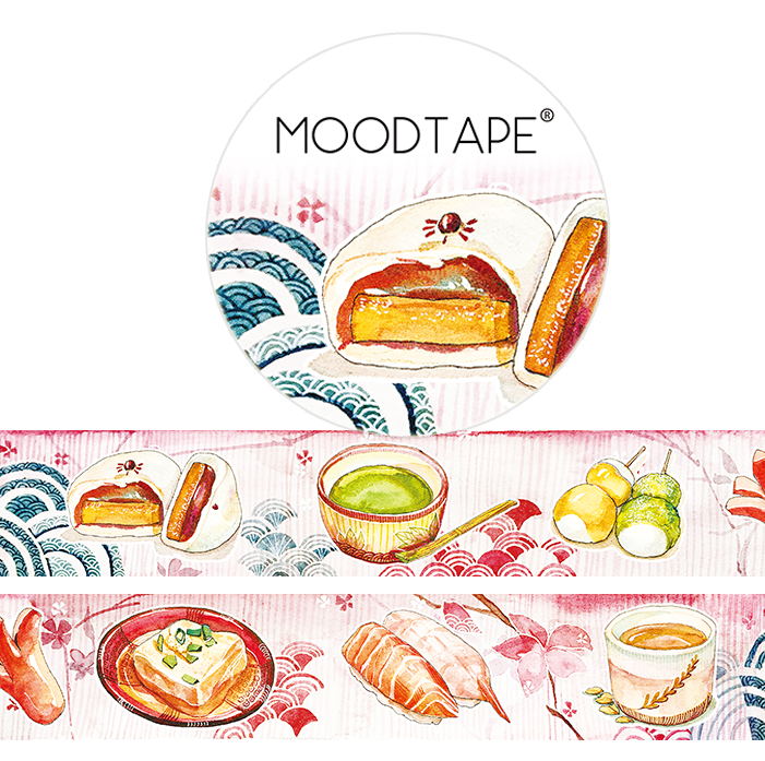 moodtape.日食记。mood原创和纸胶带创意贴纸diy手工手账