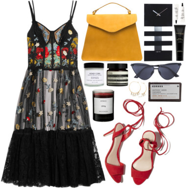 A fashion look from May 2017 featuring Alexander McQueen, leather crossbody purse and hoop earrings. Browse and shop related looks.