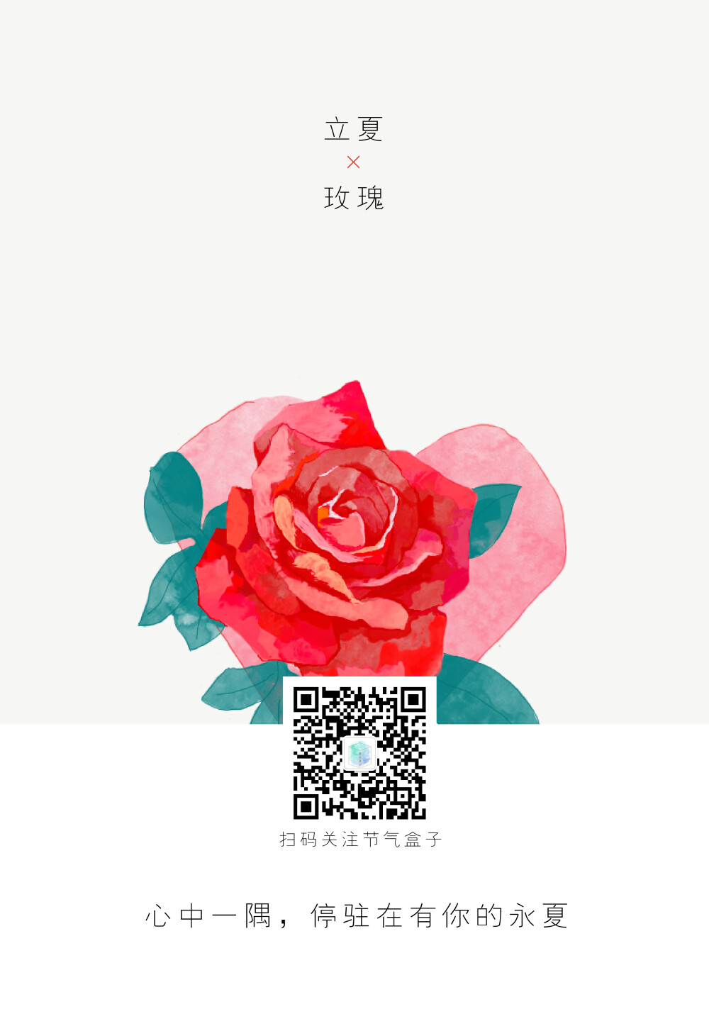 立夏x玫瑰：心中一隅，停驻在有你的永夏