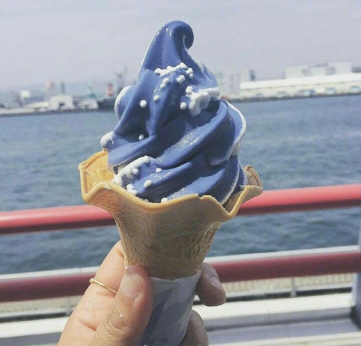 日本大阪水族馆推出的鲨鱼冰淇淋