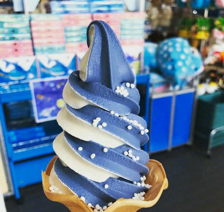 日本大阪水族馆推出的鲨鱼冰淇淋