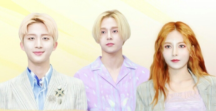 Triple H(트리플 H) TRIPLE H 金泫雅（Kim Hyun A） 李会泽（Hui） 金孝钟（E'Dawn） 美图 壁纸 马儿 泫雅