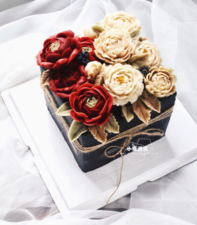 小鹿西点韩式裱花蛋糕作品