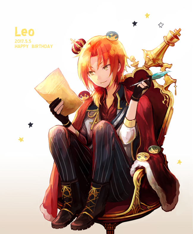 月永雷欧 男子 美少年 帅气 可爱 温柔 治愈 knights 国王 壁纸 作者