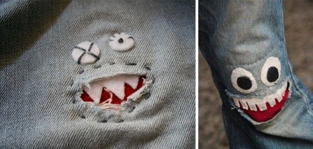 は蛋｜牛仔裤巧妙修补