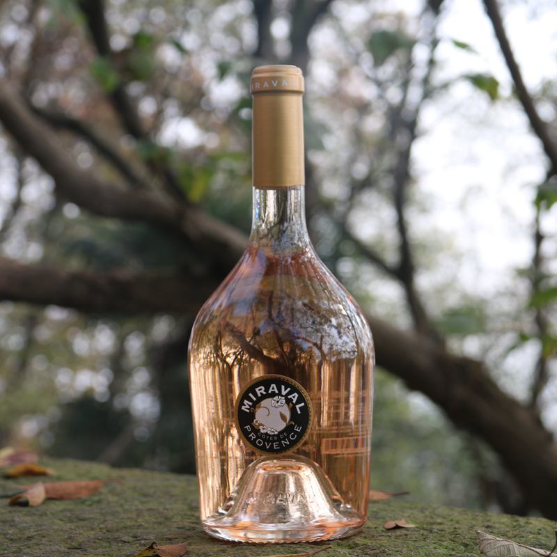 朱莉皮特酒庄法国米哈瓦桃红葡萄起泡酒 Miraval Rose750ML