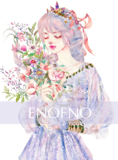 〔 水彩美人 〕 作者' ENOFNO