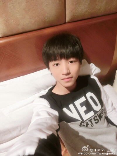 TFBOYS王俊凯 2015-11-04 微博配图。