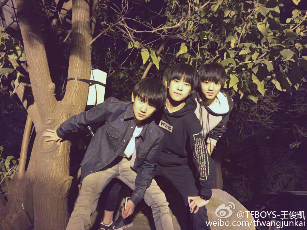 TFBOYS王俊凯 2015-11-08 微博配图。