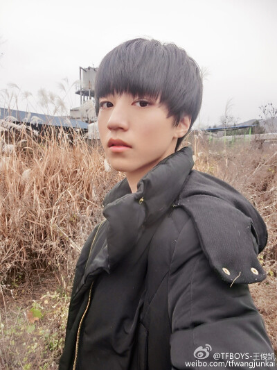 TFBOYS王俊凯 2015-11-22 。天气正好，自拍来电。