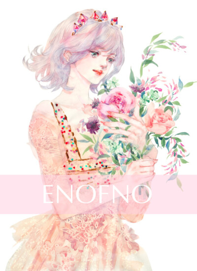 手绘#插画 作者：ENOFNO