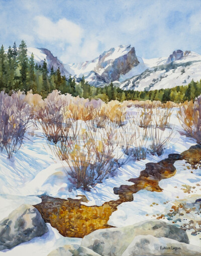 brilliance 水彩艺术家kathleen lanzoni作品欣赏