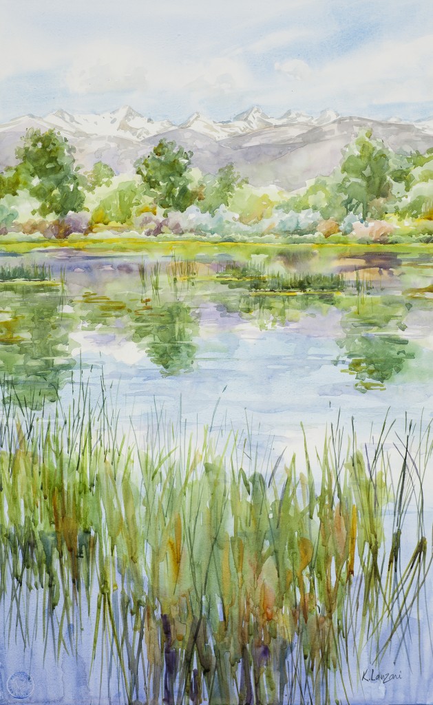 sawhill_ponds 水彩艺术家kathleen lanzoni作品欣赏