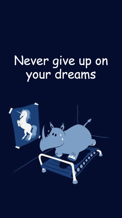 #减肥励志#Never give up on your dreams~永远不要放弃你的梦想