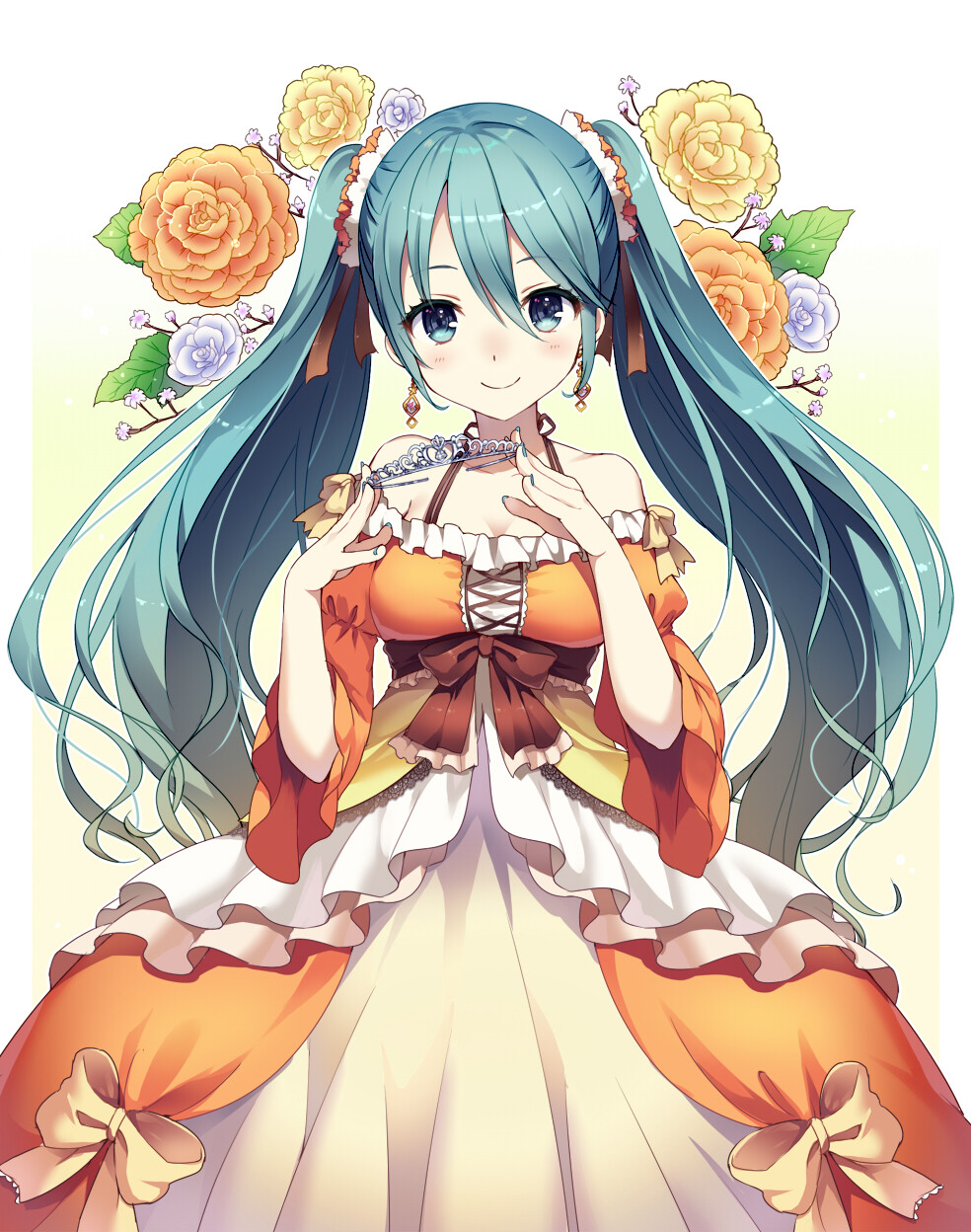 初音未来 绘师：芳野サク 本作品pixiv id=62762222