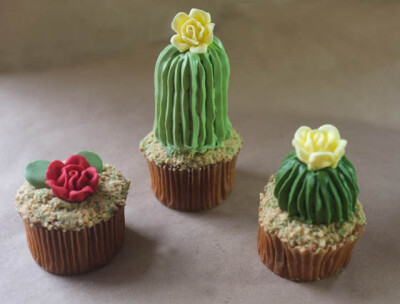 Realistic House Plant Cupcake by Alana Jones-Mann