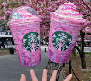 风靡美国的星巴克限定 梦幻独角兽星冰乐 Unicorn Frappuccino ​​​​