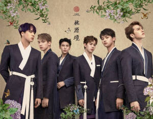 vixx 新专辑 桃源镜 扇子舞