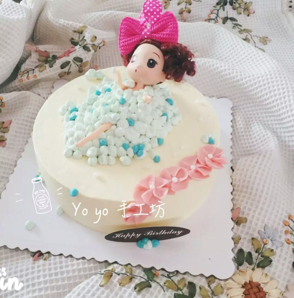 芭比浴蛋糕