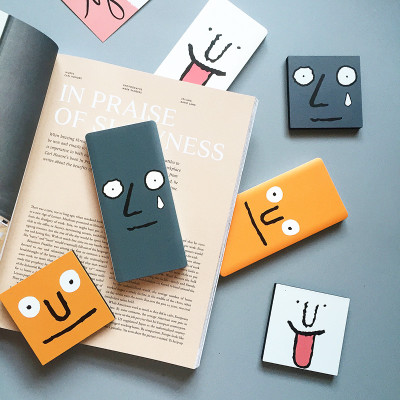 韩国尴尬表情可爱创意迷你充电宝超薄卡片移动电源安卓苹果通用
