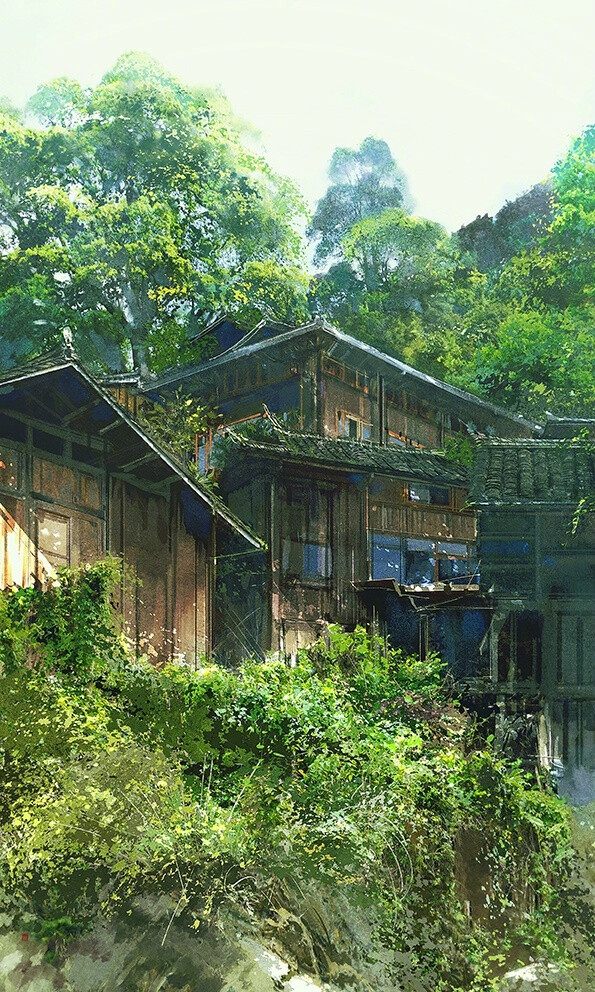 绿树