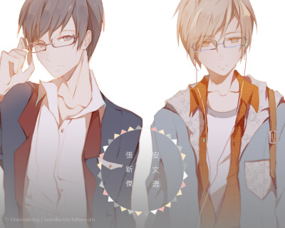 全职高手 张新杰 安文逸 画师微博@Isorokuiris LOFTER@Uranienborg