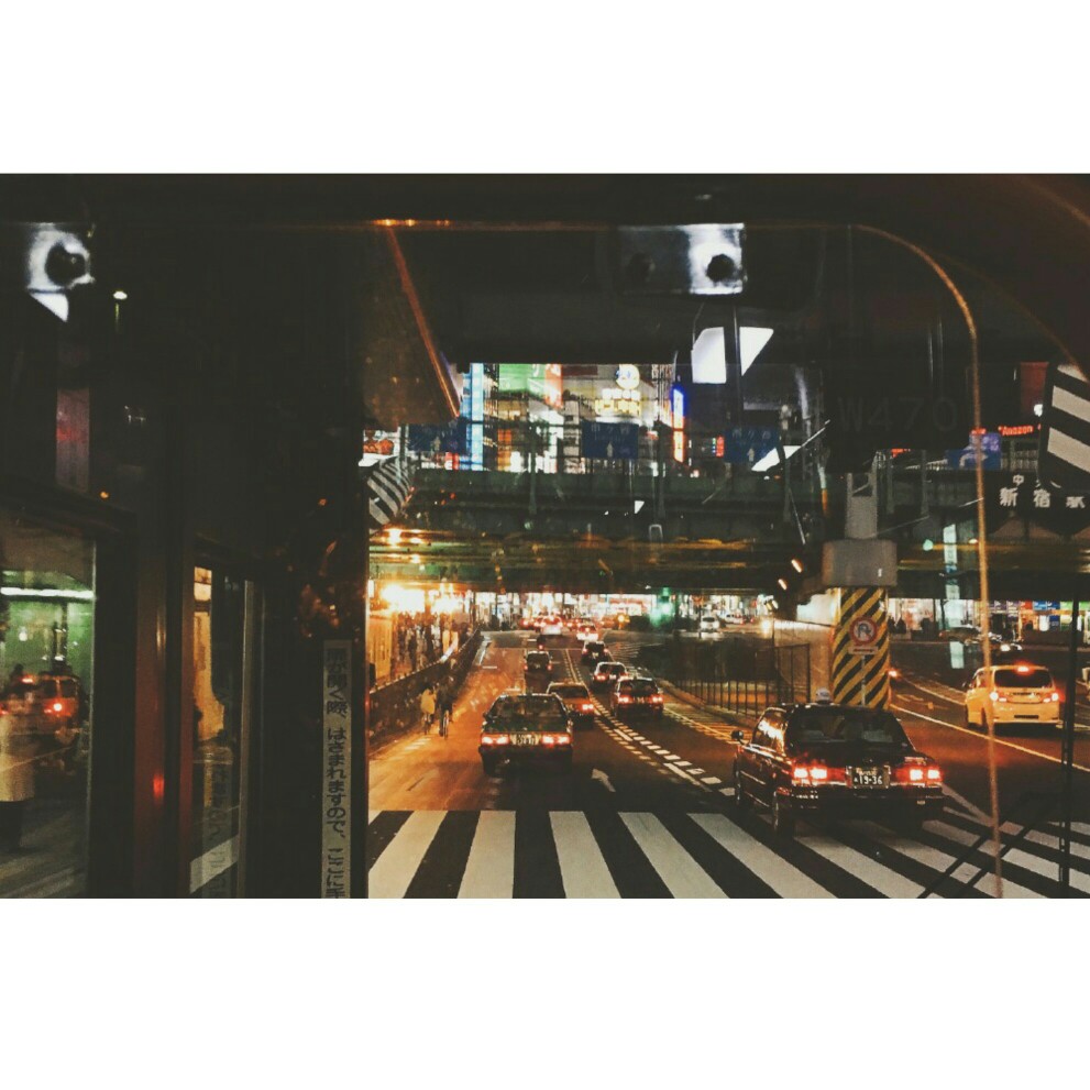 白底头像女头小清新自制街道