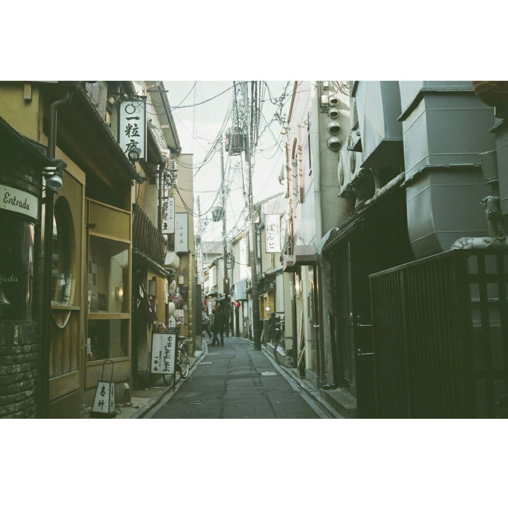 白底头像女头小清新自制街道日系