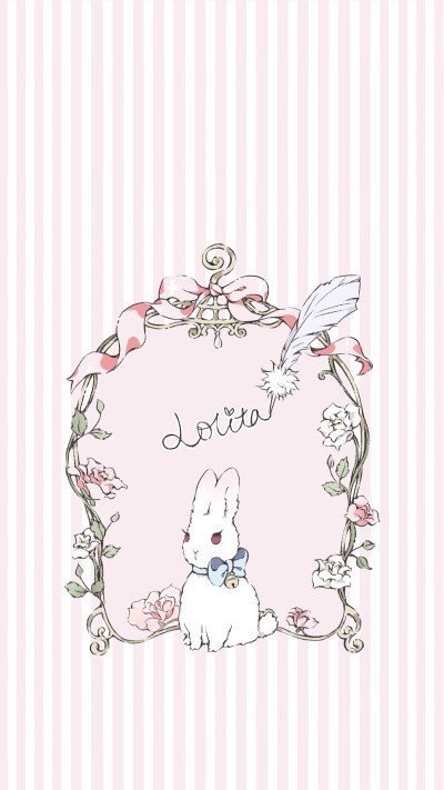 兔子手绘 手机壁纸